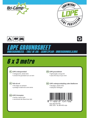 Bo-Camp Bo-Camp Ondergrondzeil 6 x 3 meter