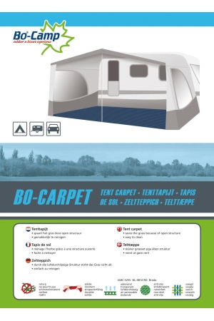 Bo-Camp Bo-Camp Tenttapijt 2,5 x 6,0 meter Blauw  Bo-Camp Bo-Camp Tenttapijt 2,5 x 6,0 meter Blauw