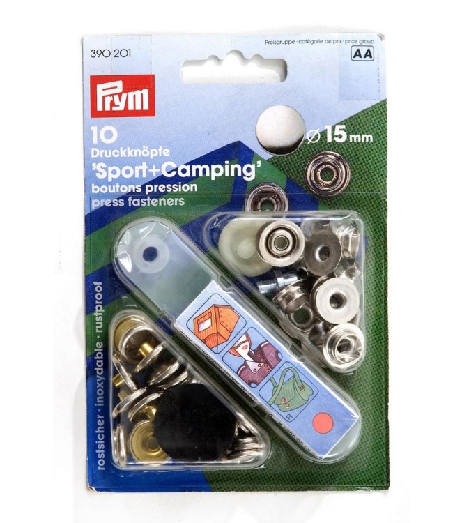 Prym Prym Drukknopen + Mont. 10 stuks  4111025  Prym tenten 4111025 ecru bij Leerentveldvrijetijd.nl