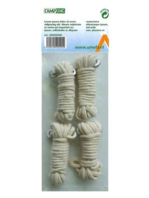 campking campking zak 4 scheerlijn katoen 3 mm 4 m
