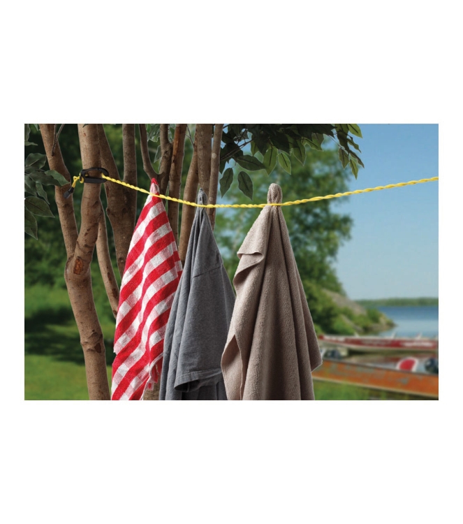 Coghlan's Coghlan\'s Waslijn Elastisch 7690433 Coghlan's caravan 7690433 ecru bij Leerentveldvrijetijd.nl