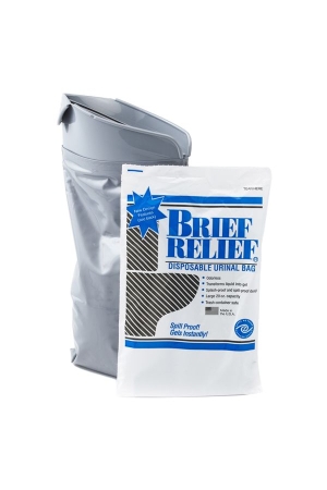 Brief Relief Brief Relief Plaszak wegwerp urinaal 10stuks  Brief Relief Brief Relief Plaszak wegwerp urinaal 10stuks