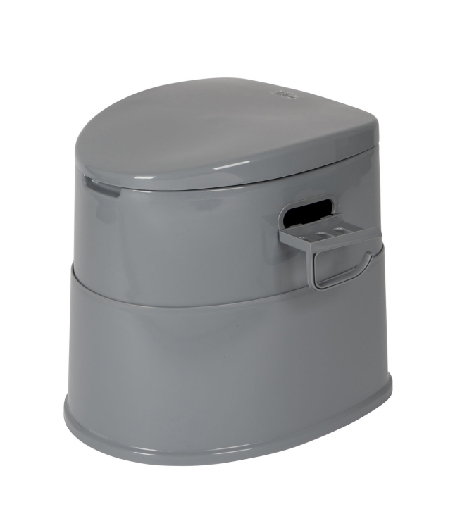 Bo-Camp Bo-Camp Draagbaar toilet deelbaar 45cm  5502815  Bo-Camp caravan 5502815 ecru bij Leerentveldvrijetijd.nl