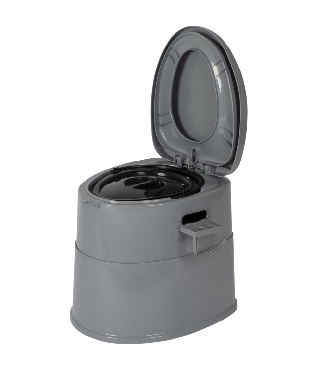 Bo-Camp Bo-Camp Draagbaar toilet deelbaar 45cm  5502815  Bo-Camp caravan 5502815 ecru bij Leerentveldvrijetijd.nl