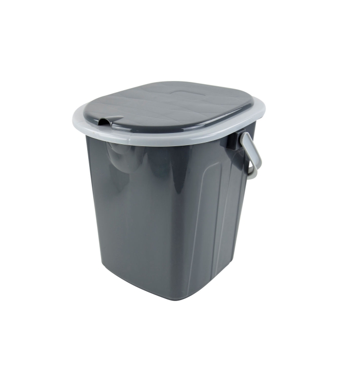 Bo-Camp Bo-Camp Draagbaar Toilet vierkant  5502820  Bo-Camp caravan 5502820 ecru bij Leerentveldvrijetijd.nl