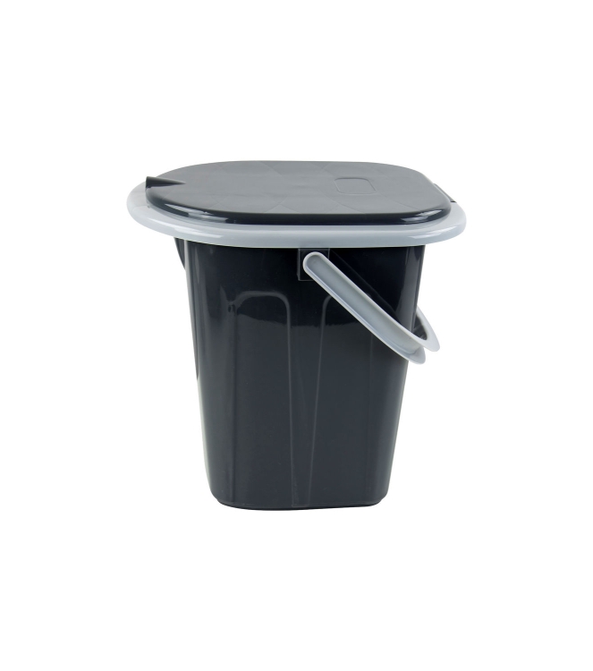 Bo-Camp Bo-Camp Draagbaar Toilet vierkant  5502820  Bo-Camp caravan 5502820 ecru bij Leerentveldvrijetijd.nl