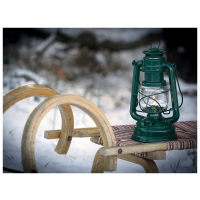 feuerhand Stormlamp 276 olielamp Mos Groen FH 276-GR