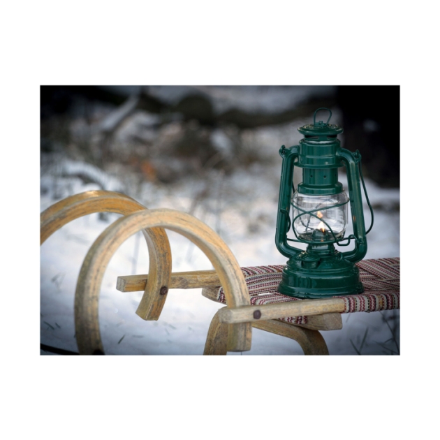 feuerhand Stormlamp 276 olielamp Mos Groen FH 276-GR