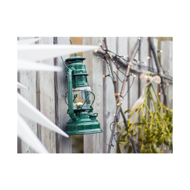 feuerhand Stormlamp 276 olielamp Mos Groen FH 276-GR