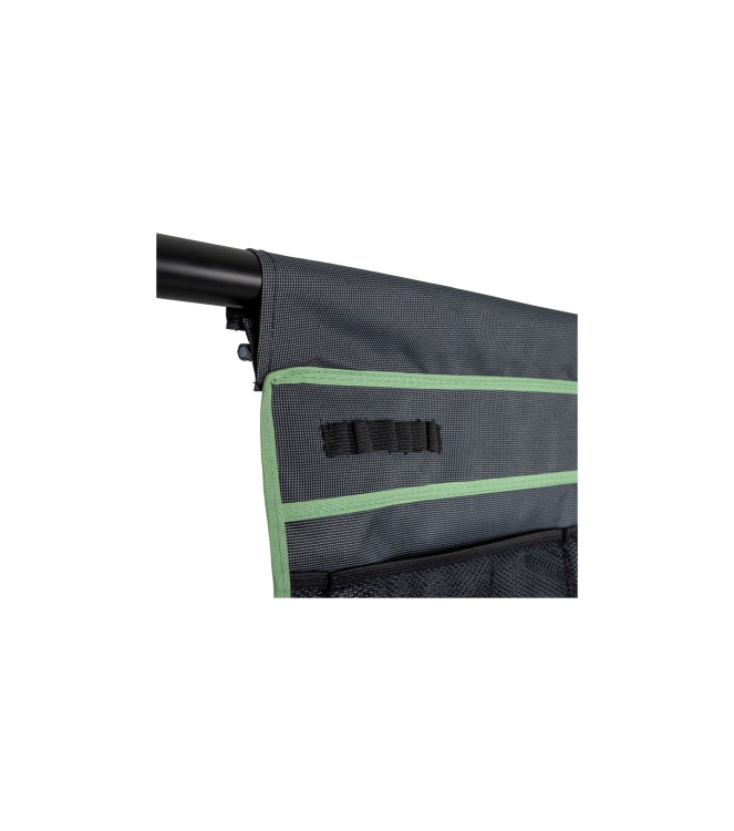 Bo-Camp Bo-Camp Tentschort 11 vaks met spiegel 1771505 Bo-Camp caravan 1771505 ecru bij Leerentveldvrijetijd.nl