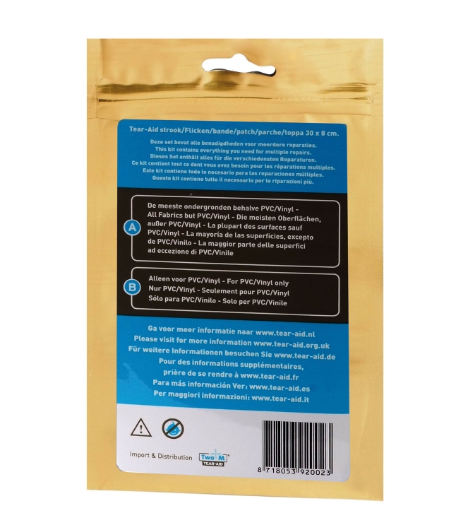 Tear-Aid Tear-Aid A Reparatiemiddel  5714000  Tear-Aid camping 5714000 ecru bij Leerentveldvrijetijd.nl