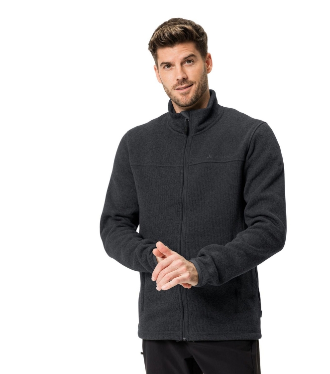 Vaude Vaude Men\'s Rienza Jacket III black 42934 010 black Vaude fleeces en truien 42934 010 licht grijs bij Leerentveldvrijetijd.nl