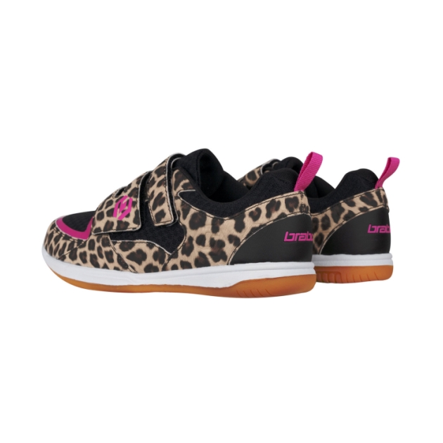 Brabo BF1022B  Indoor Shoe Velcro Leopard 31621022020