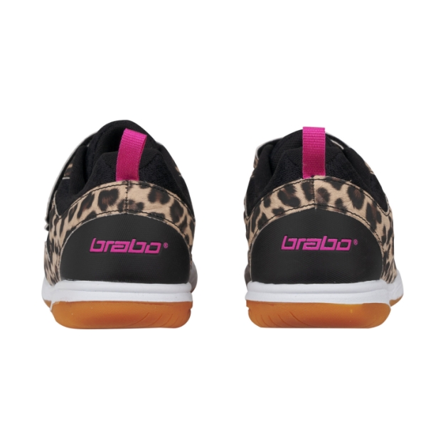 Brabo BF1022B  Indoor Shoe Velcro Leopard 31621022020