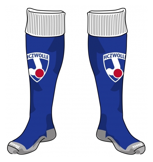 Reece HC Zwolle Hockey sokken 5200 royal-white 641165