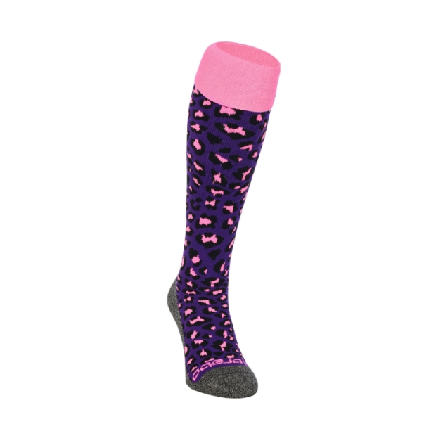 Brabo BC8450C Socks Cheetah Purple 318.08450.030