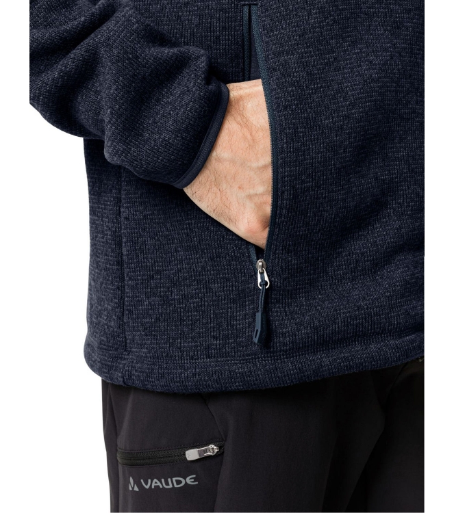 Vaude fleeces en truien 42934 179 antraciet bij Leerentveldvrijetijd.nl