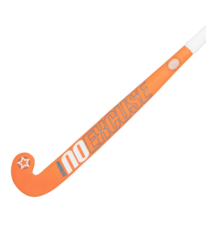 Princess Princess Woodcore Junior Hockeystick bk/bl/or 33035060020 Bk/Bl/Or Princess hockeysticks 33035060020 ecru bij Leerentveldvrijetijd.nl