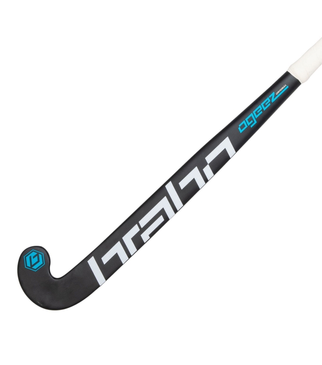 Brabo Brabo O\'Geez Original black/white 31535310030 Black/White Brabo hockeysticks 31535310030 licht grijs bij Leerentveldvrijetijd.nl