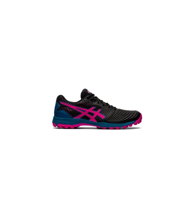 Asics Asics Field Ultimate FF hockeyschoenen black/pink rave 1112A018 011 Black/Pink Rave Asics hockeyschoenen 1112A018 011 ivoor bij Leerentveldvrijetijd.nl