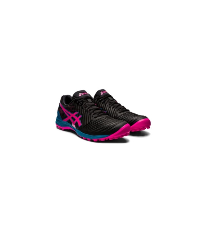 Asics Asics Field Ultimate FF hockeyschoenen black/pink rave 1112A018 011 Black/Pink Rave Asics hockeyschoenen 1112A018 011 ivoor bij Leerentveldvrijetijd.nl