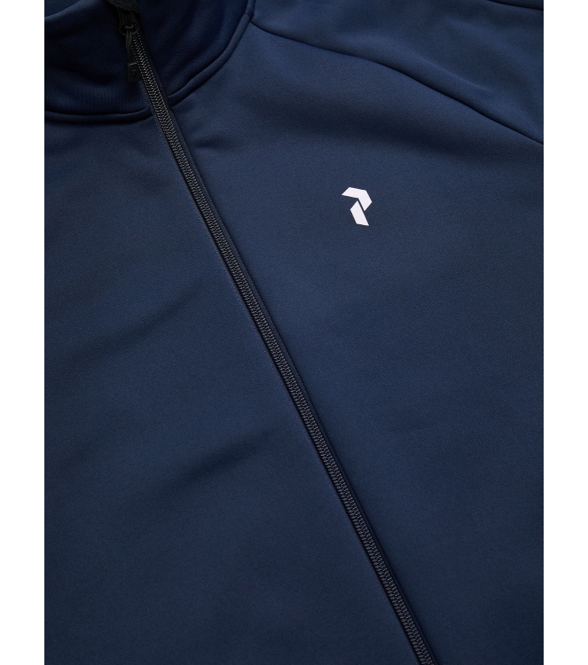 Peak Performance Peak Performance M Rider Zip Jacket blue shadow G79436020 Blue Shadow Peak Performance fleeces en truien G79436020 antraciet bij Leerentveldvrijetijd.nl