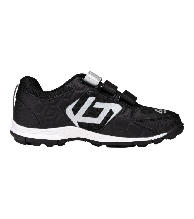 Brabo Brabo BF1013A  Shoe Velcro black/silver 31631013020 Black/Silver Brabo hockeyschoenen 31631013020 licht grijs bij Leerentveldvrijetijd.nl