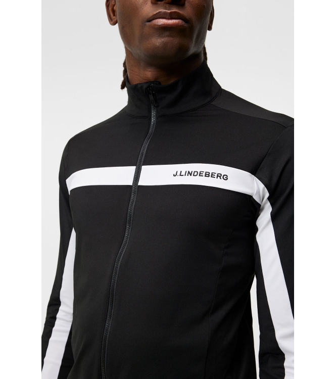 j. lindeberg fleeces en truien GMJS03873 licht grijs bij Leerentveldvrijetijd.nl