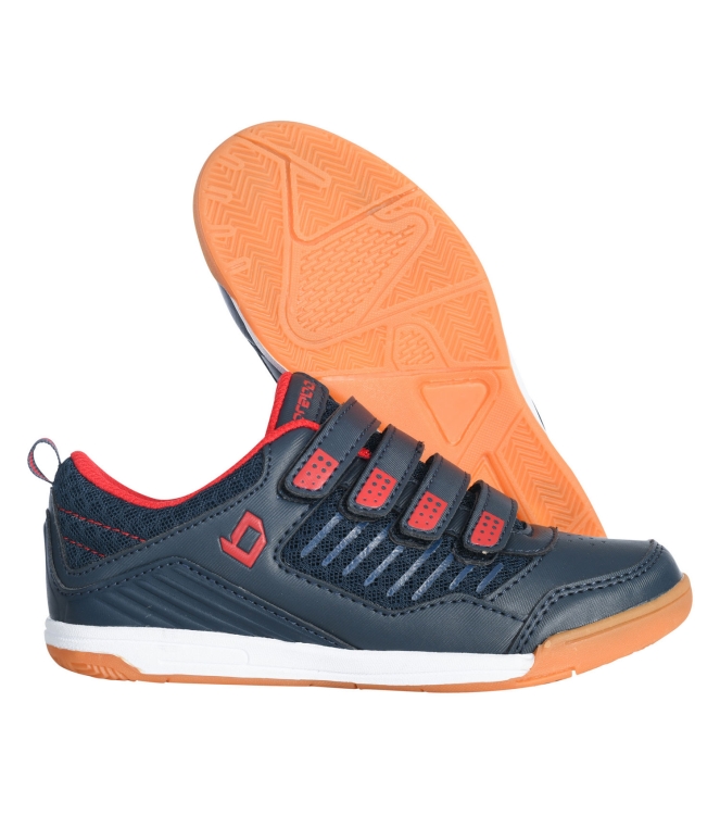 Brabo Brabo BF1020F Brabo Shoe Velcro Indoor Navy/Rd navy/red 31601020060 Navy/Red Brabo hockeyschoenen 31601020060 antraciet bij Leerentveldvrijetijd.nl