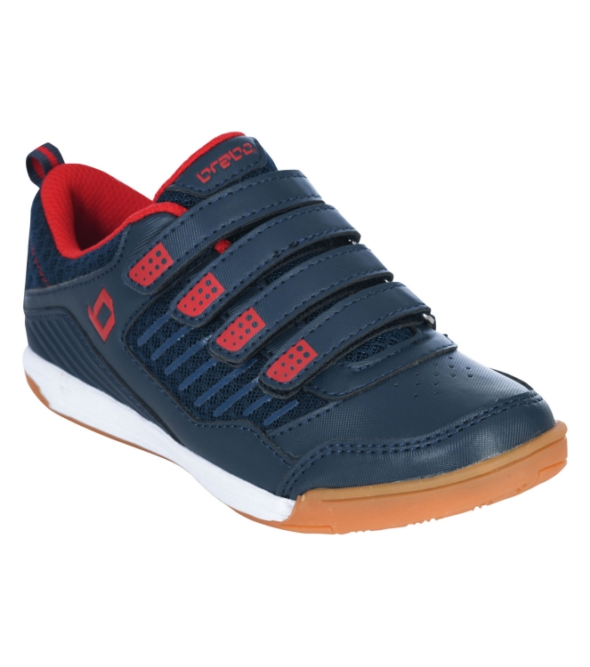 Brabo Brabo BF1020F Brabo Shoe Velcro Indoor Navy/Rd navy/red 31601020060 Navy/Red Brabo hockeyschoenen 31601020060 antraciet bij Leerentveldvrijetijd.nl