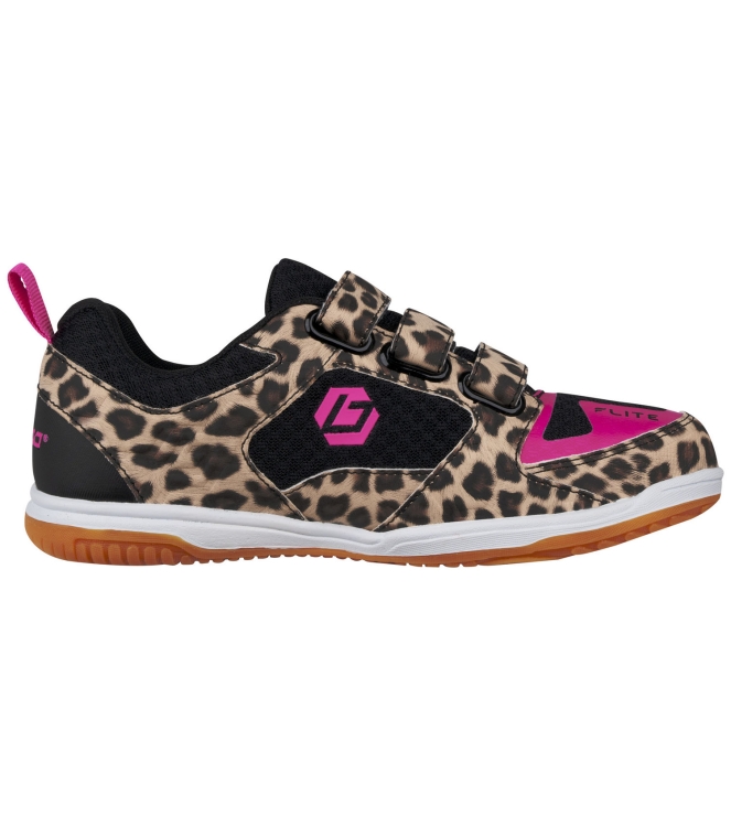 Brabo Brabo BF1022B Indoor Shoe Velcro Leopard 31621022020 Brabo hockeyschoenen 31621022020 ecru bij Leerentveldvrijetijd.nl