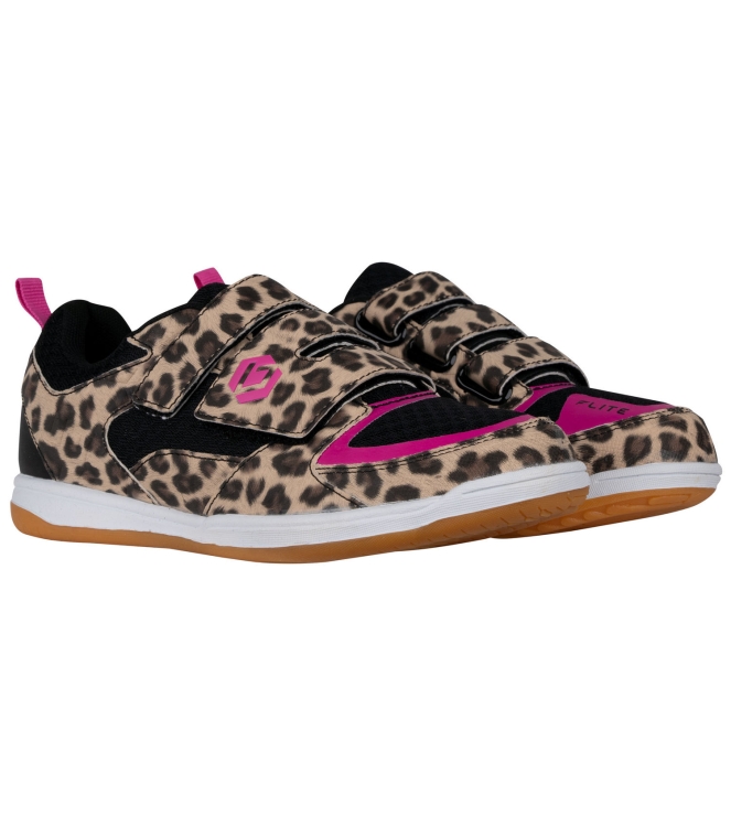 Brabo Brabo BF1022B Indoor Shoe Velcro Leopard 31621022020 Brabo hockeyschoenen 31621022020 ecru bij Leerentveldvrijetijd.nl