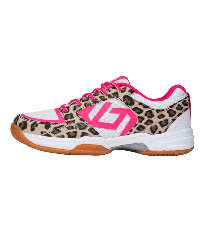 Brabo Brabo BF1037D Shoe Tribute Indoor white/pink 31631037040 White/Pink Brabo hockeyschoenen 31631037040 roze bij Leerentveldvrijetijd.nl