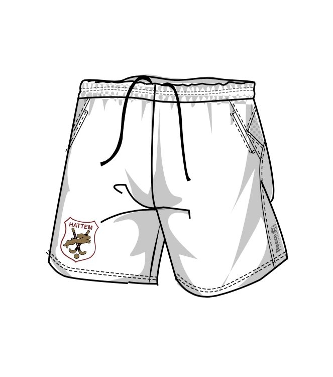 Reece Reece MHC Hattem short boys 2000 white 837101 JR H 2000 white Reece hockeykleding 837101 JR H roze bij Leerentveldvrijetijd.nl