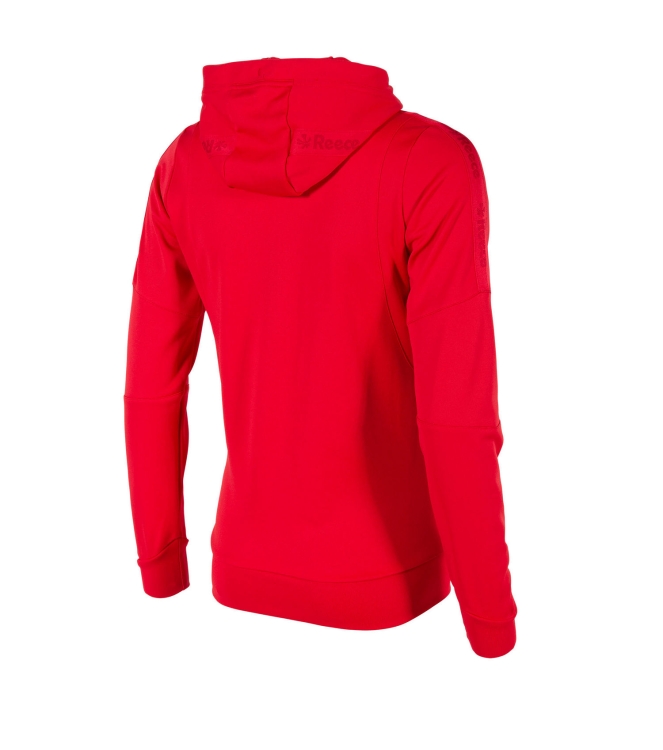 Reece Reece Cleve TTS Hooded Top FZ Ladies red 808654-6000 Red Reece hockeykleding 808654-6000 geel bij Leerentveldvrijetijd.nl