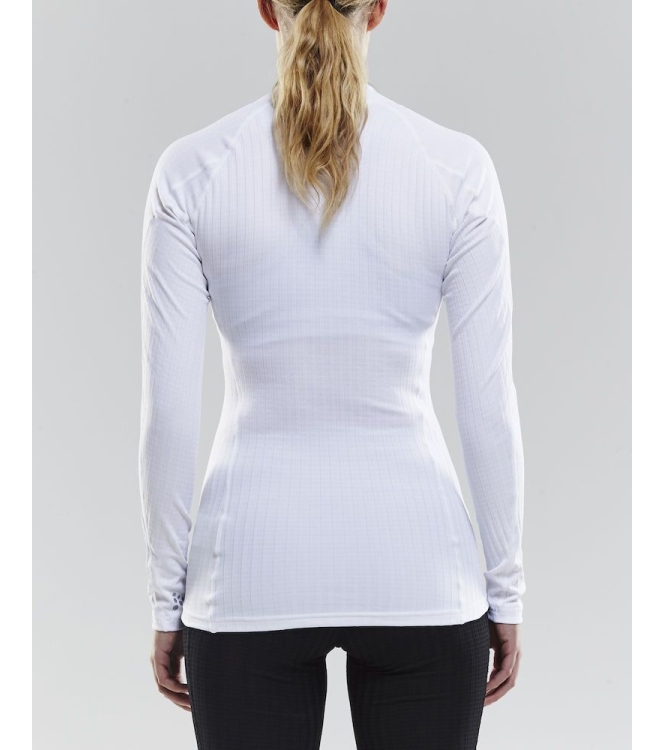 Craft Craft Progress Baselayer Women LS CN white 1906254-1900 White Craft hockeykleding 1906254-1900 roze bij Leerentveldvrijetijd.nl