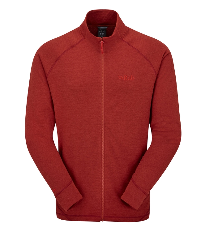 Rab Rab Nexus Jacket tuscan red QFF-72 Tuscan Red Rab fleeces en truien QFF-72 geel bij Leerentveldvrijetijd.nl