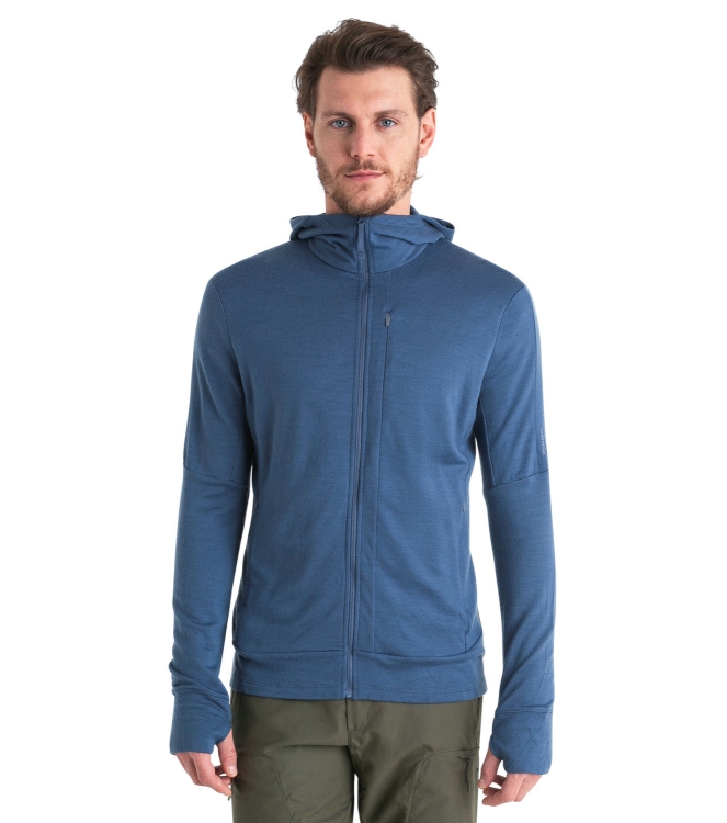 Icebreaker Icebreaker M Mer 260 Quantum IV LS Zip Hoodie dawn 0A56W2A76 Dawn Icebreaker fleeces en truien 0A56W2A76 antraciet bij Leerentveldvrijetijd.nl