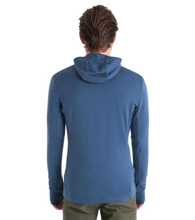 Icebreaker Icebreaker M Mer 260 Quantum IV LS Zip Hoodie dawn 0A56W2A76 Dawn Icebreaker fleeces en truien 0A56W2A76 antraciet bij Leerentveldvrijetijd.nl
