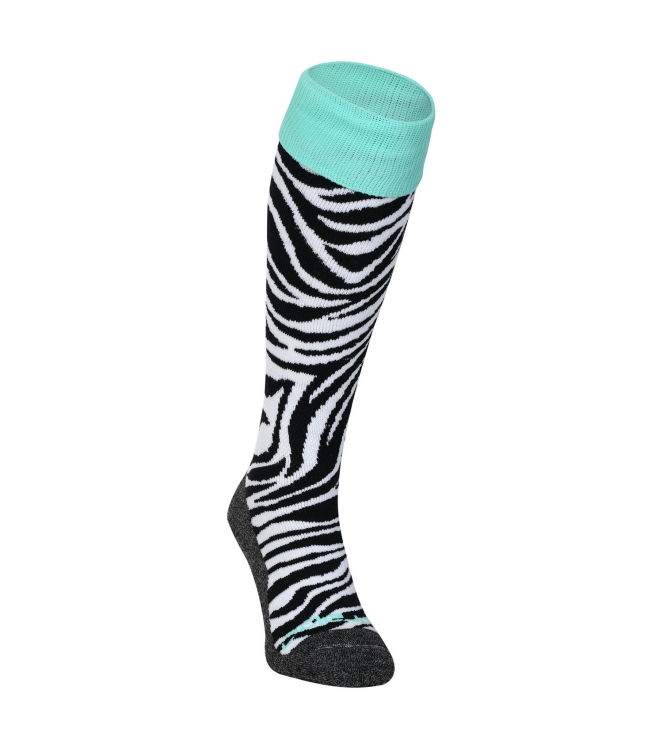 Brabo Brabo BC8300C Socks Zebra  31808300030  Brabo hockeykleding 31808300030 ecru bij Leerentveldvrijetijd.nl