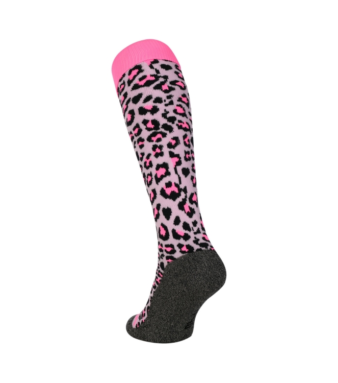 Brabo Brabo BC8450B Socks Cheetah Soft Pink 318.08450.020 Brabo hockeykleding 318.08450.020 ecru bij Leerentveldvrijetijd.nl