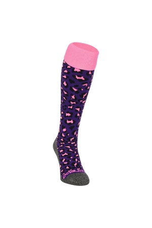 Brabo Brabo BC8450C Socks Cheetah Purple  Brabo Brabo BC8450C Socks Cheetah Purple