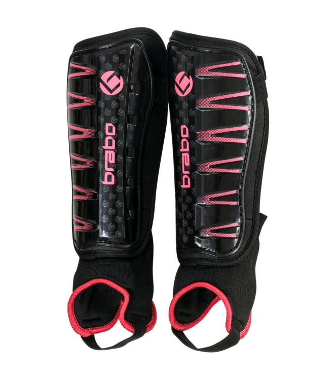 Brabo Brabo BP0045 F4 scheenbeschermers black/pink 317.00045.020 black/pink Brabo bescherming 317.00045.020 ecru bij Leerentveldvrijetijd.nl