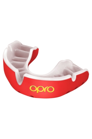 opro opro Gold Ultra Fit Mouthguard 6200 Red-White opro opro Gold Ultra Fit Mouthguard 6200 Red-White