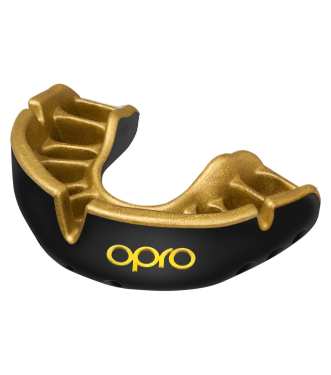 opro opro Gold Ultra Fit Mouthguard 8820 black-gold 790005 8820 Black-Gold opro bescherming 790005 licht grijs bij Leerentveldvrijetijd.nl