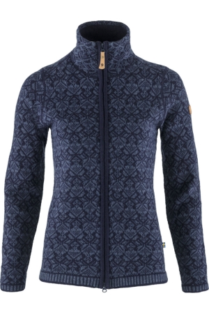 Fjällräven Fjällräven Snow Cardigan W 555_Dark Navy Fjällräven Fjällräven Snow Cardigan W 555_Dark Navy