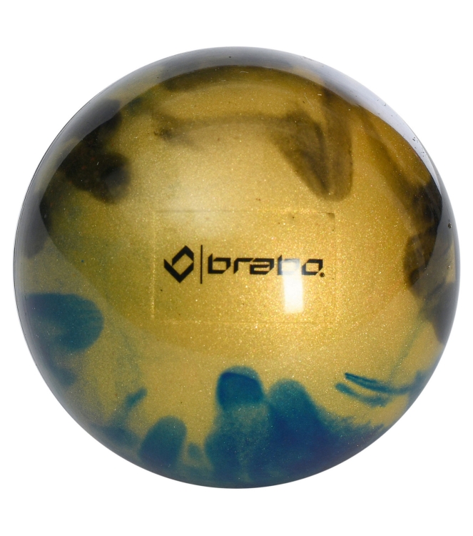 Brabo Brabo BB3080 Brabo Swirl Balls Gold Blister  319.03080.010  Brabo hockey accessoires 319.03080.010 ecru bij Leerentveldvrijetijd.nl