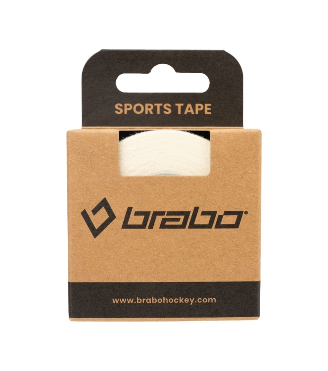Brabo Brabo Tape 3,8 cm x 9,14m white 320.05240.010 White Brabo hockey accessoires 320.05240.010 roze bij Leerentveldvrijetijd.nl