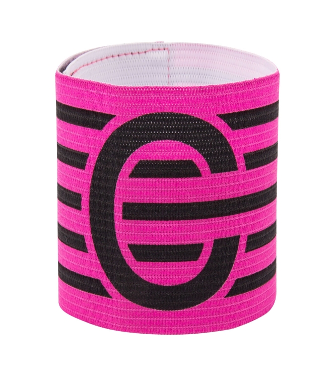 Stanno Stanno Captain Band Adjustable 6390 pink-black 489100 6390 Pink-black Stanno hockey accessoires 489100 ivoor bij Leerentveldvrijetijd.nl