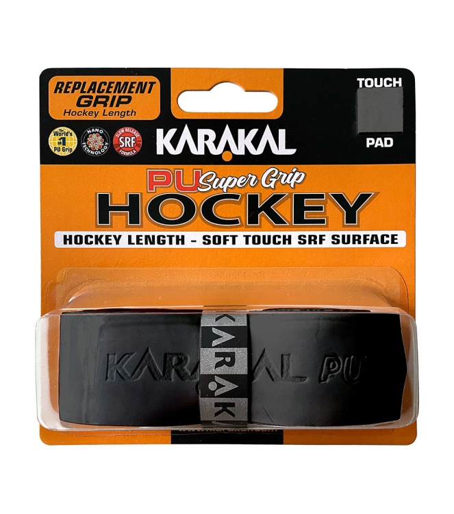 karakal karakal Hockey PU Super Grip XL Karakal black 5032032160716 black karakal hockey accessoires 5032032160716 licht grijs bij Leerentveldvrijetijd.nl